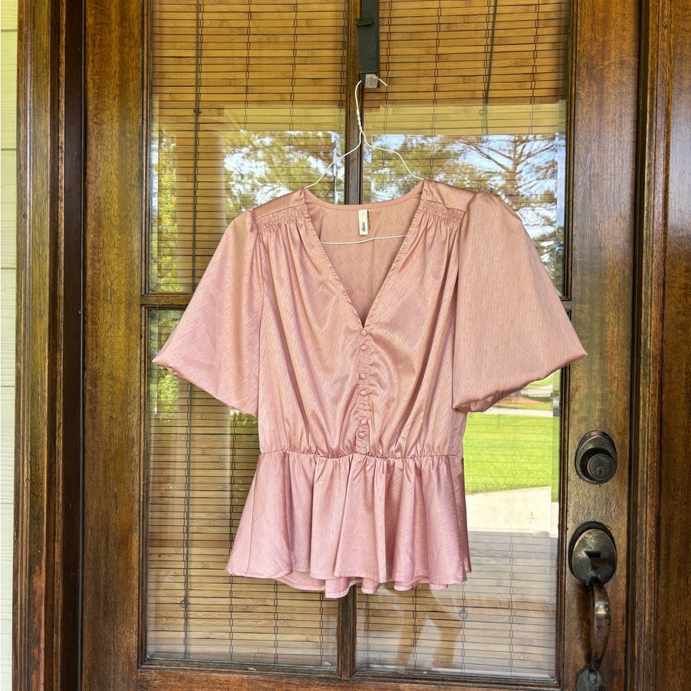 Elegant Pink Women's Top